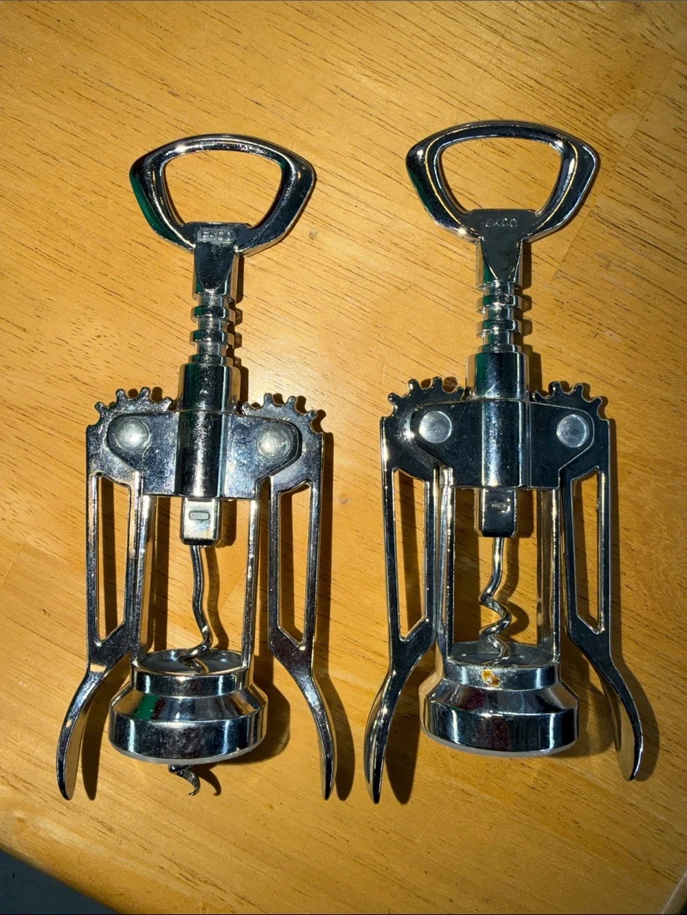 Pair of EKCO WINE BOTTLE UNCORKER